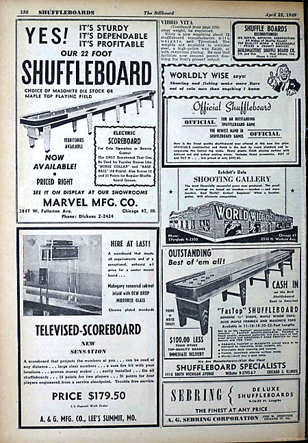 Shuffleboard Billboard