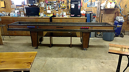 Shawn Claat's Shuffleboard Project