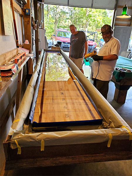 Doug Harris' Shuffleboard Project