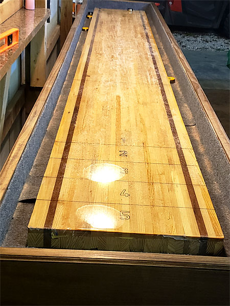 Doug Harris' Shuffleboard Project