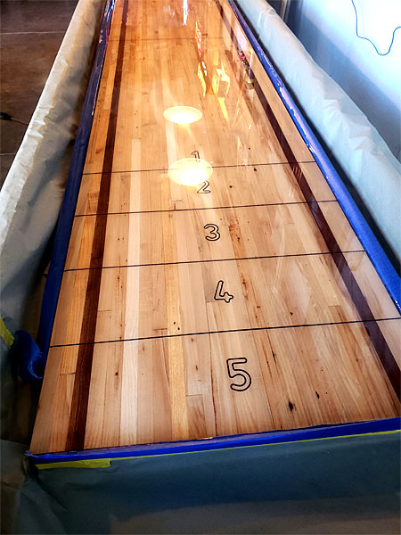 Doug Harris' Shuffleboard Project