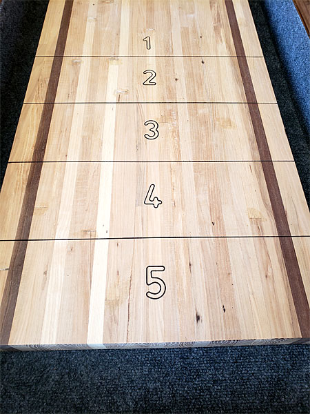 Doug Harris' Shuffleboard Project