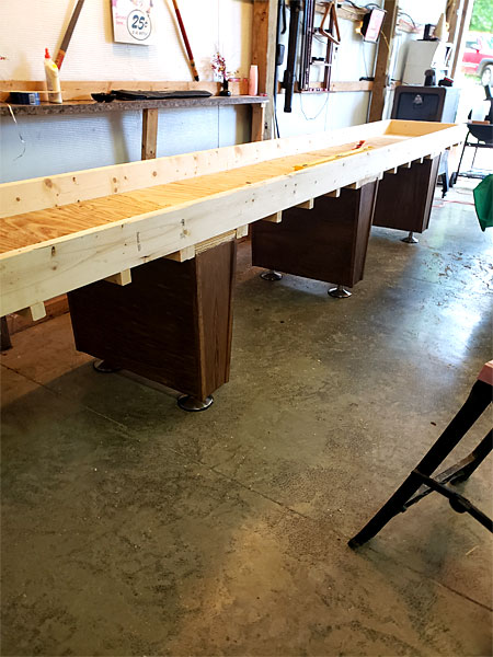 Doug Harris' Shuffleboard Project