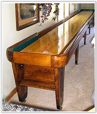 Rockola Shuffleboard Table by Kay's Restorations