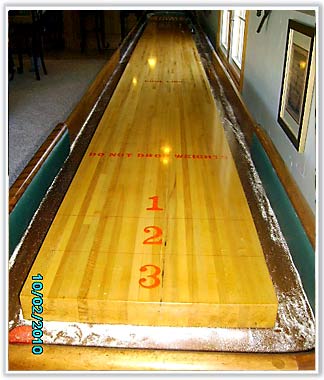 Rockola Shuffleboard Table by Kay's Restorations