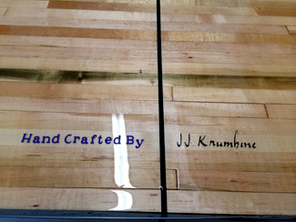 Krumbine shuffleboard project