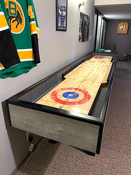 Wade and Jennifer Phair's Table Shuffleboard Project