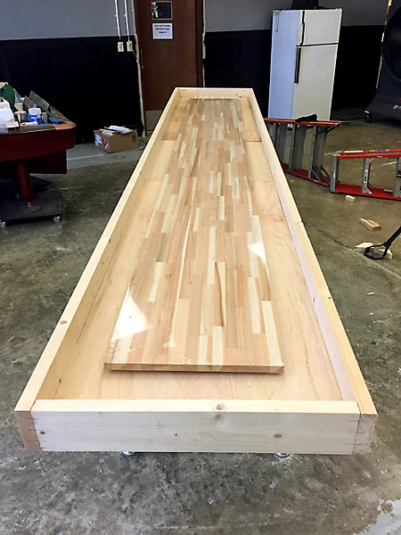 Patrick Remfrey shuffleboard project