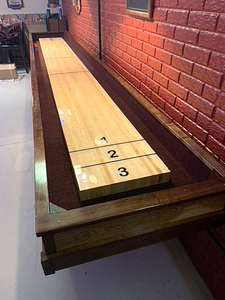 Brian Sensibaugh's Shuffleboard Project