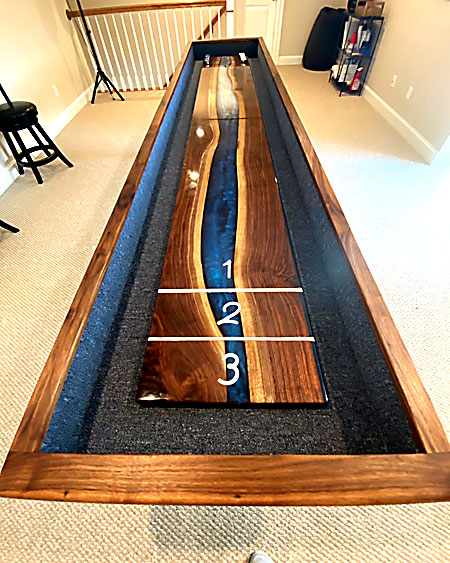 Doug Marshall's Shuffleboard Project