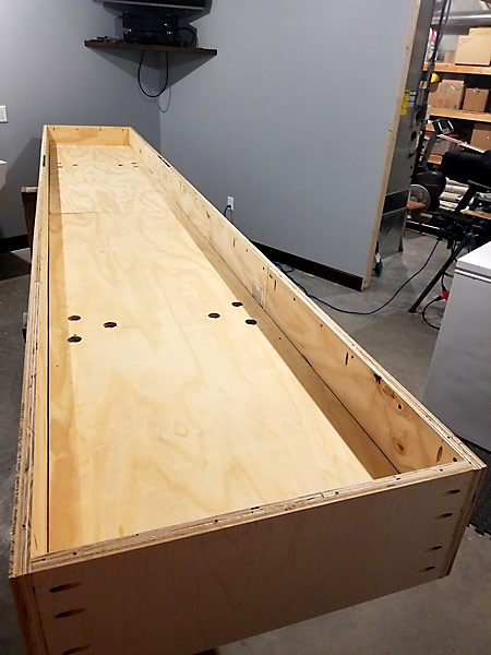 Paul Sina's Table Shuffleboard Project