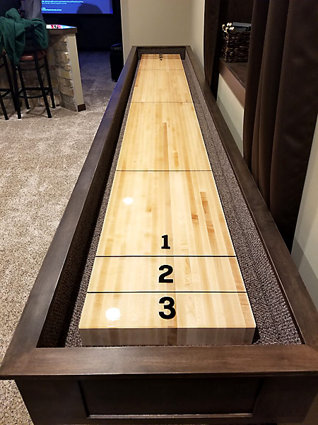 Paul Sina's Table Shuffleboard Project