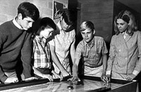 South Main Baptist Church Old Time Shuffleboard tables