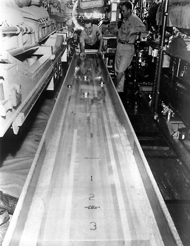 USS Roosevelt Shuffleboard Picture